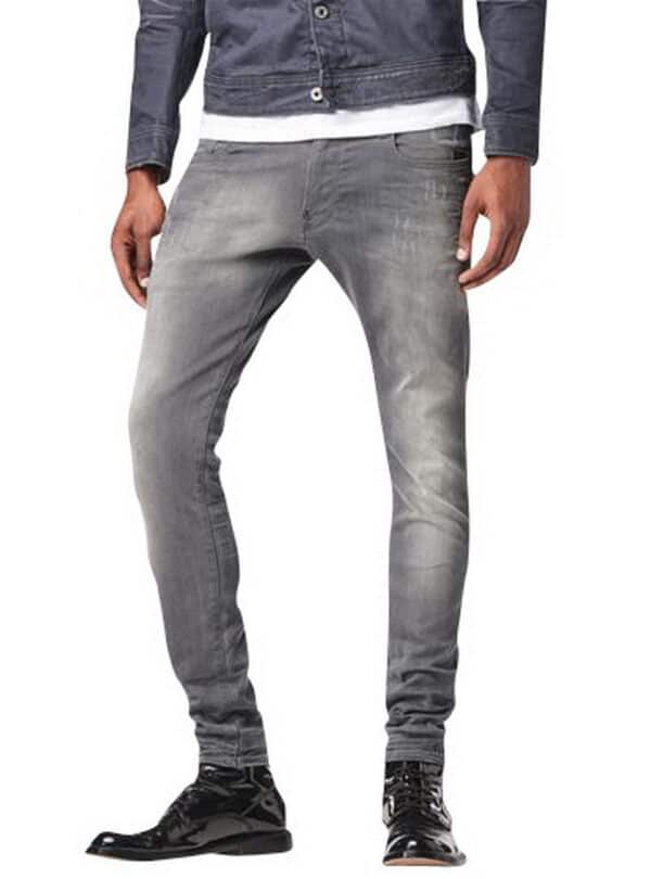 G-Star Jeans Revend Super Slim Herren Jeans - Aged Destroy