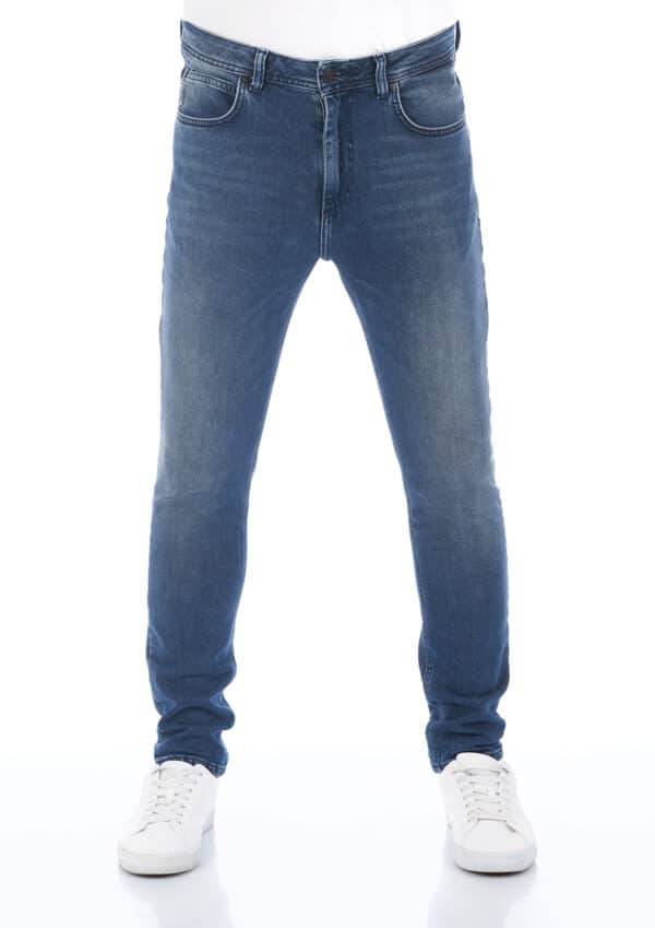 LTB Herren Jeans Henry X -Skinny Tapered Fit - Blau - Waldo Wash