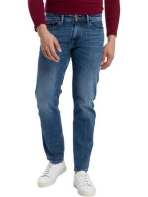 Cross Jeans Herren Jeans Antonio - Relaxed Fit - Blau - Acid Blue