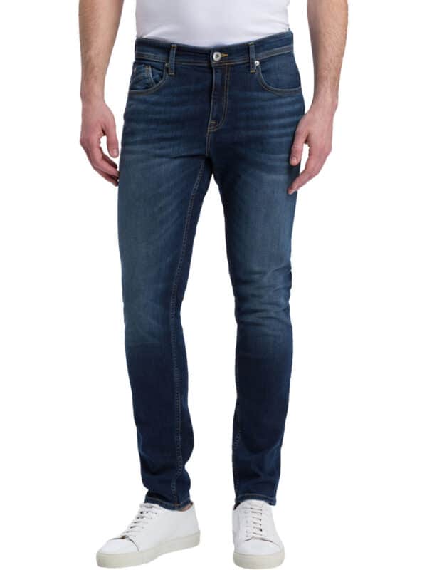 Cross Jeans Herren Jeans Jimi - Slim Tapered Fit - Blau - Dark Blue