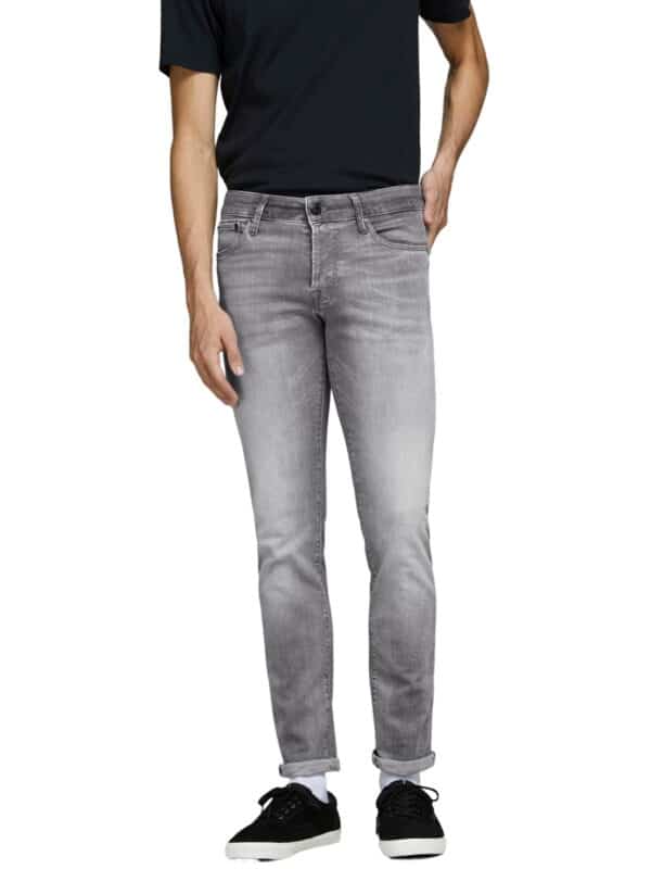 Jack & Jones Herren Jeans JJIGLENN JJICON JJ 257 50SPS - Slim Fit - Grau - Grey Denim