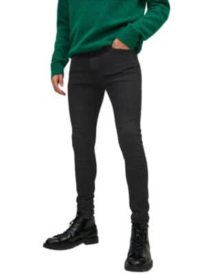 Jack & Jones Herren Jeans JJITOM JJORIGINAL AM 809 - Skinny Fit - Schwarz - Black Denim