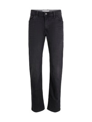 Tom Tailor Herren Jeans TRAD - Relaxed Fit - Schwarz - Dark Stone Black Black Denim