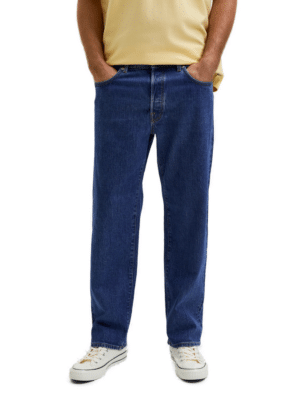 Selected Homme Herren Jeans SLH220-LOOSEKOBE 22304 - Relaxed Fit - Blau - Medium Blue Denim