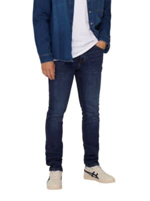 Only & Sons Herren Jeans ONSLOOM SLIM 6749 - Slim Fit - Blau - Dark Blue Denim