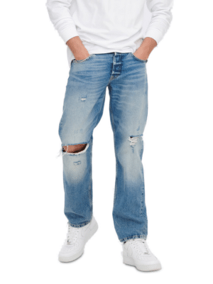 Only & Sons Herren Jeans ONSEDGE LOOSE 4067 - Relaxed Fit - Blau - Light Blue Denim