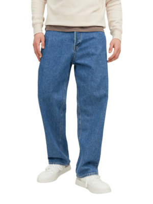 Jack & Jones Herren Jeans JJIALEX JJORIGINAL SBD 301 - Baggy Fit - Blau - Blue Denim