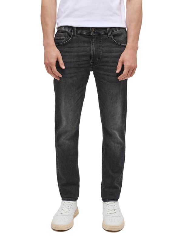 Mustang Herren Jeans OREGON SLIM K - Slim Fit - Schwarz - Black Denim