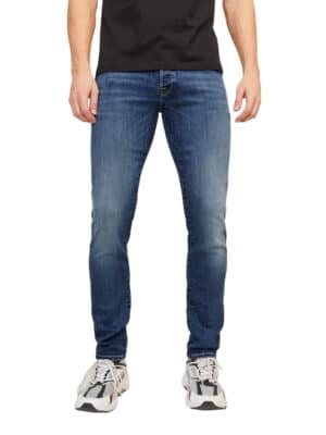 Jack & Jones Herren Jeans JJIGLENN JJFOX 50SPS CB 036 - Slim Fit - Blau - Blue Denim