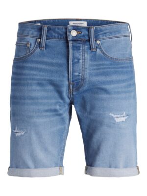 Jack & Jones Herren Jeans Short JJIRICK JJICONGE 709- Relgular Fit - Blau - Blue Denim