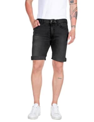 Replay Herren Short RBJ901 - Regular Fit - Grau - Dark Grey Denim