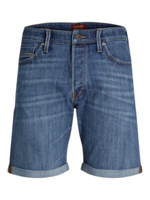 Jack & Jones Herren Jeans Short JJICHRIS JJWOOD GE 415- Relaxed Fit - Blau - Blue Denim