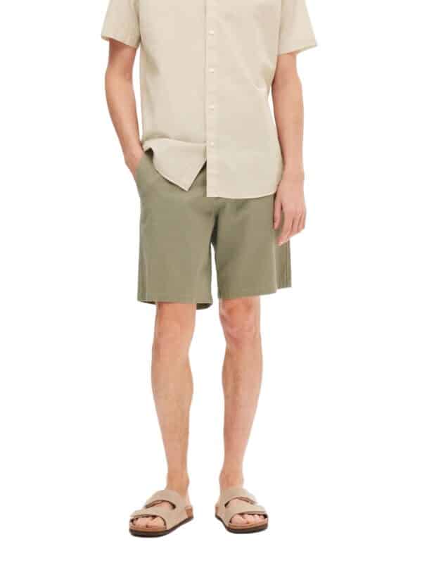 Selected Herren Chino Shorts SLHREGULAR BILL FLEX Regular Fit