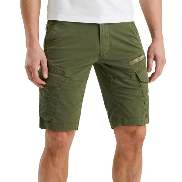 PME Legend Herren Short NORDROP CARGO - Regular Fit - Grau Blau Grün Beige