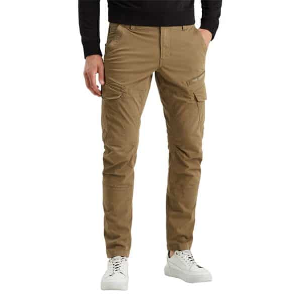 PME Legend Herren Cargohose NORDROP - Tapered Fit - Grau Beige Oliv