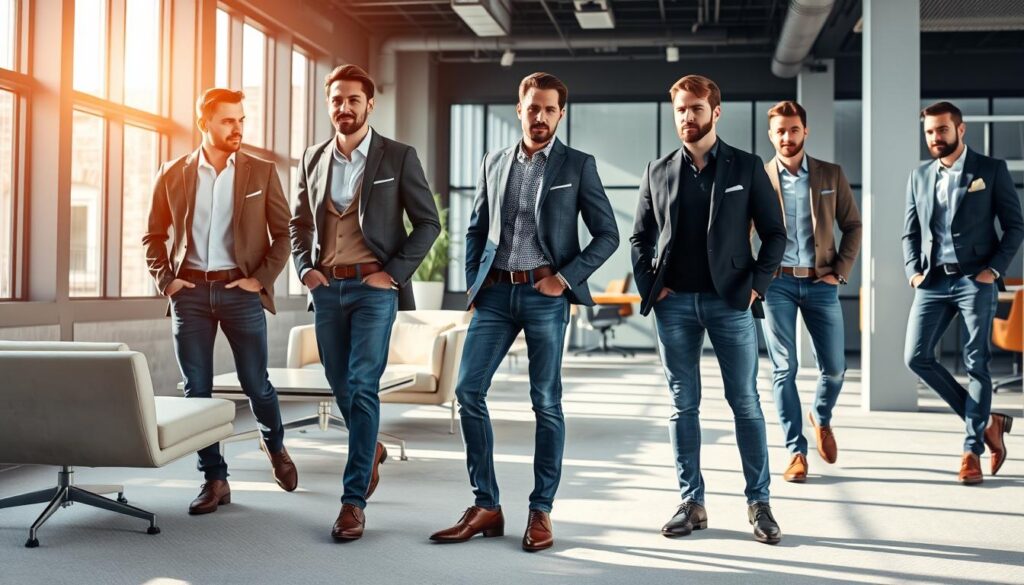 Herren Jeans für das Büro: Wie man sie schick stylt